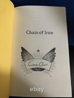 Sold Out Cassandra Clare Chain Of Iron Stamp Signed Waterstones Rune Edition