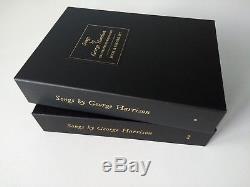 Songs by George Harrison Vol. 1 and 2 Genesis Publications Signed Beatles