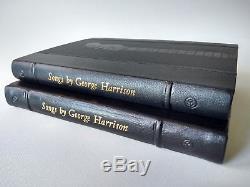 Songs by George Harrison Vol. 1 and 2 Genesis Publications Signed Beatles