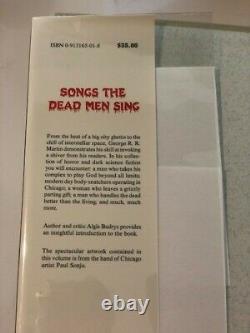 Songs the Dead Men Sing Signed by George R R Martin 1st Edition 113/500 RARE LTD