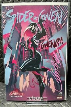 Spider-Gwen #24 1st App of Gwenom Signed by J. Scott Campbell