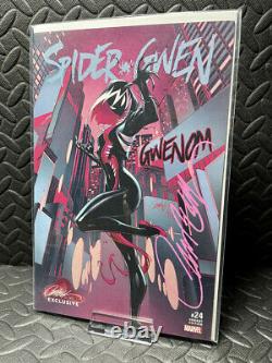 Spider-Gwen #24 1st App of Gwenom Signed by J. Scott Campbell