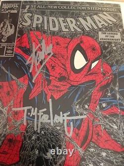 Spider-man # 1 (1990) Silver Signed Stan Lee & Todd Mcfarlane, Nm, No Coa Cgc It