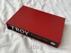 Stephen Fry Troy Exclusive Signed & Slipcased 1st Edition HB Book