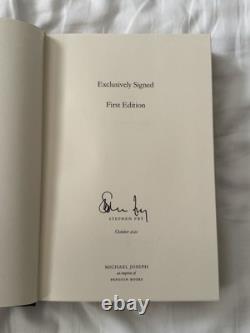 Stephen Fry Troy Exclusive Signed & Slipcased 1st Edition HB Book