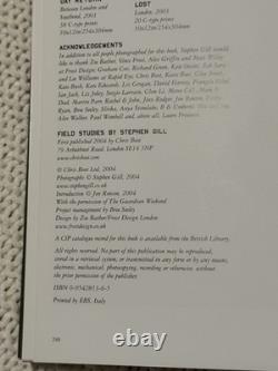 Stephen Gill Field Studies Signed 1st Edition HB Book