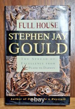 Stephen Jay Gould Full House, Inscribed Signed 1st First Edition Hardback Dust J