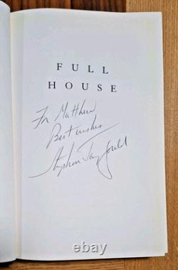 Stephen Jay Gould Full House, Inscribed Signed 1st First Edition Hardback Dust J