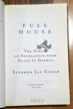 Stephen Jay Gould Full House, Inscribed Signed 1st First Edition Hardback Dust J