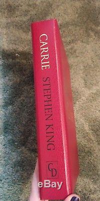 Stephen King Carrie Deluxe Signed/Traycased/Numbered 189 of 750 BRAND NEW