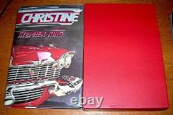 Stephen King Christine Signed Limited Donald Grant Slipcase