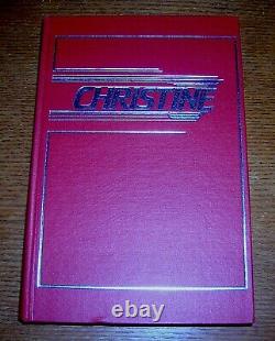 Stephen King Christine Signed Limited Donald Grant Slipcase