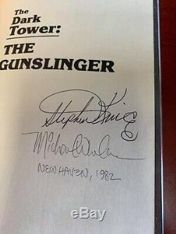 Stephen King DARK TOWER GUNSLINGER DM Grant 1st Printing SIGNED King Whelan 1982