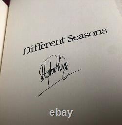 Stephen King Different Seasons 1st Ed 1st Print good SIGNED Autographed