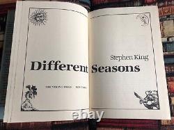 Stephen King Different Seasons 1st Ed 1st Print good SIGNED Autographed