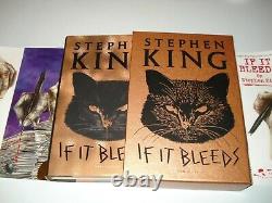 Stephen King If It Bleeds US1/1 CD Special in Slipcase + Signed #294 Dust Jacket