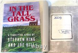 Stephen King & Joe Hill Signed'in The Tall Grass' Novella Book Indie Book Exclu