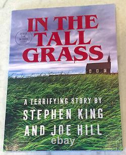 Stephen King & Joe Hill Signed'in The Tall Grass' Novella Book Indie Book Exclu