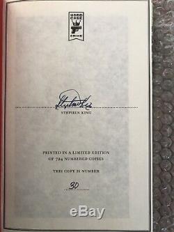 Stephen King Joyland. Signed, Limited Edition Mint