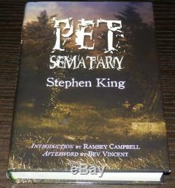 Stephen King Limited Edition Pet Sematary Signed 30th Anniversary Edition Mint