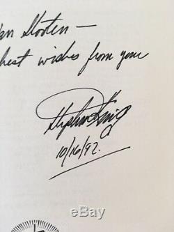 Stephen King Misery TRUE First Edition SIGNED (10/16/92) $18.95 VIKING