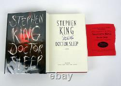 Stephen King Signed Autograph Doctor Sleep Hardcover 1st Edition/1st Print Book