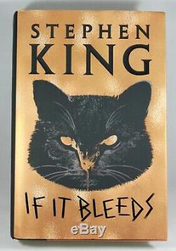 Stephen King Signed If It Bleeds First 1st Edition Hardcover Hc Book Very Rare