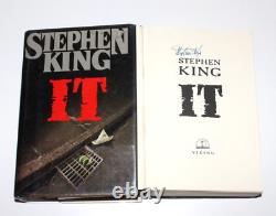 Stephen King Signed'it' 1st/1st First Edition Printing Book Novel Beckett Coa
