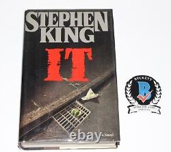 Stephen King Signed'it' 1st/1st First Edition Printing Book Novel Beckett Coa