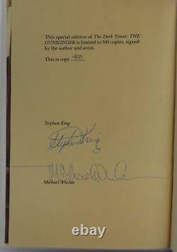 Stephen King / The Dark Tower The Gunslinger Limited Signed 1st #2109006