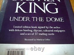 Stephen King-under The Dome-signed-1st Ltd Ed-2009-hb-f-still Sealed-f-v Rare