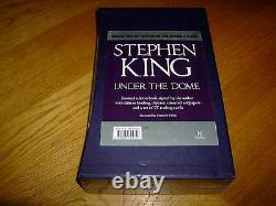 Stephen King-under The Dome-signed-1st Ltd Ed-2009-hb-f-still Sealed-f-v Rare