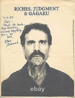 Steve RICHMOND / Riches Judgment & Gagaku Signed 1st Edition 1989