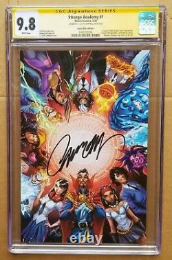 Strange Academy #1 CGC 9.8 Signed J. Scott Campbell VIRGIN Variant NM/M