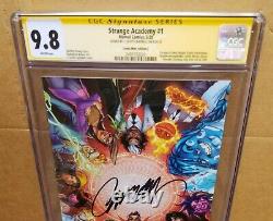 Strange Academy #1 CGC 9.8 Signed J. Scott Campbell VIRGIN Variant NM/M