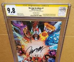 Strange Academy #1 CGC 9.8 Signed J. Scott Campbell VIRGIN Variant NM/M