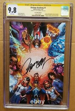 Strange Academy #1 CGC 9.8 Signed J. Scott Campbell VIRGIN Variant NM/M