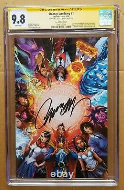 Strange Academy #1 CGC 9.8 Signed J. Scott Campbell VIRGIN Variant NM/M