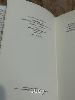 Sula by Toni Morrison Signed 1st Edition 1st UK Edition