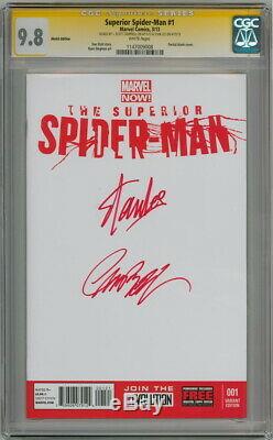 Superior Spider-man #1 Blank Cgc 9.8 Signature Series Signed Stan Lee & Campbell