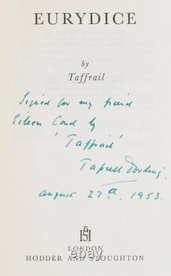 TAFFRAIL, H Taprell DORLING / Eurydice Signed 1st Edition