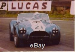 THE COBRA-FERRARI WARS 1963-1965, SIGNED BY CARROLL SHELBY, Le Mans, Road Racing