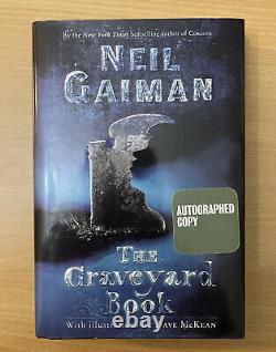 THE GRAVEYARD BOOK NEIL GAIMAN VERIFIED SIGNED 1st EDITION