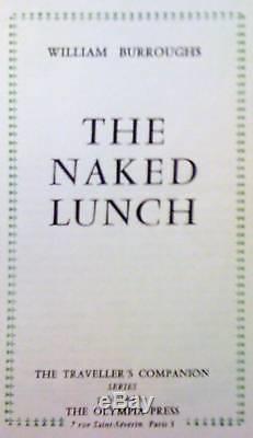 THE NAKED LUNCH WILLIAM BURROUGHS 1ST 1959 Paris edition