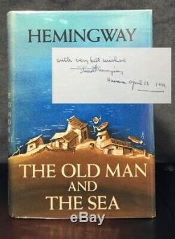 THE OLD MAN AND THE SEA Ernest Hemingway 1st/1st A & Seal SIGNED