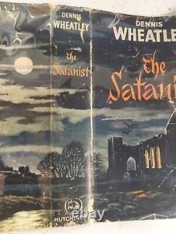 THE SATANIST 1960 1ST ED Dennis Wheatley -SIGNED INSCRIBED by Author -RARE HTF