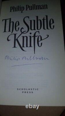 THE SUBTLE KNIFE Signed by PHILIP PULLMAN 1st Edition 1st Printing Hardback