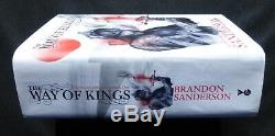 THE WAY OF KINGS Brandon Sanderson SIGNED UK 1st ED HB/DJ