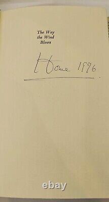THE WAY THE WIND BLOWS Lord Alec Douglas-Home SIGNED 1st/1st 1976 TORY PM