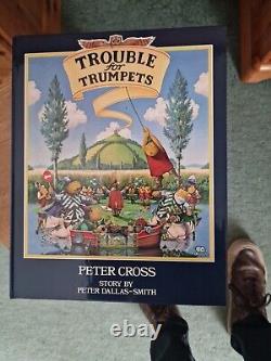 TROUBLE FOR TRUMPETS 1st edition. Mint Condition. Signed by Peter Cross